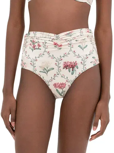 Agua by Agua Bendita Women's Vaiven Orquidea Ruched Bikini Bottom | Thumbnail 4 Agua by Agua Bendita Women's Vaiven Orquidea Ruched Bikini Bottom | Thumbnail 4