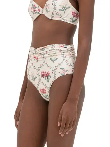 Agua by Agua Bendita Women's Vaiven Orquidea Ruched Bikini Bottom | Thumbnail 5 Agua by Agua Bendita Women's Vaiven Orquidea Ruched Bikini Bottom | Thumbnail 5