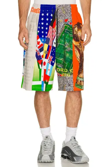 Pleasures World Cup Wide Shorts | Thumbnail 1 Pleasures World Cup Wide Shorts | Thumbnail 1