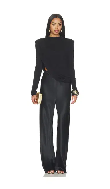 MISHA The Draped Sheen Jersey Top | Thumbnail 5 MISHA The Draped Sheen Jersey Top | Thumbnail 5