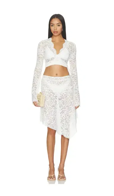 SNDYS Lilu Lace Midi Skirt | Thumbnail 5 SNDYS Lilu Lace Midi Skirt | Thumbnail 5