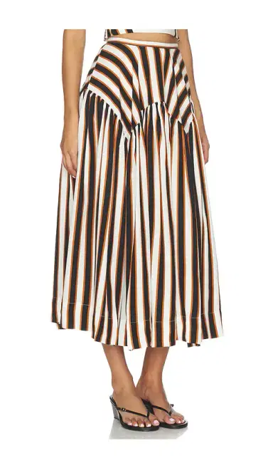 Amanda Uprichard Spencer Midi Skirt | Thumbnail 2 Amanda Uprichard Spencer Midi Skirt | Thumbnail 2