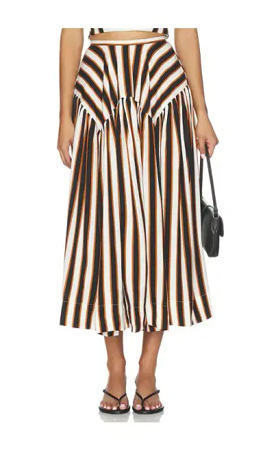 Amanda Uprichard Spencer Midi Skirt | Thumbnail 1 Amanda Uprichard Spencer Midi Skirt | Thumbnail 1