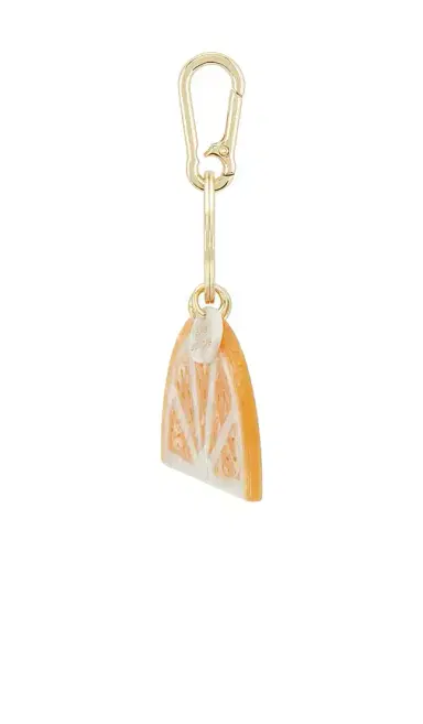 Solar Eclipse Hand-painted Citrus Slice Bag Charm + Keychain | Thumbnail 3 Solar Eclipse Hand-painted Citrus Slice Bag Charm + Keychain | Thumbnail 3