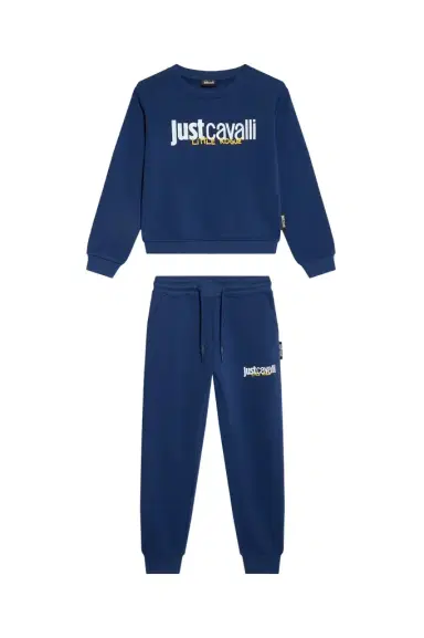 Roberto Cavalli Blue Logo Tracksuit | Thumbnail 1 Roberto Cavalli Blue Logo Tracksuit | Thumbnail 1