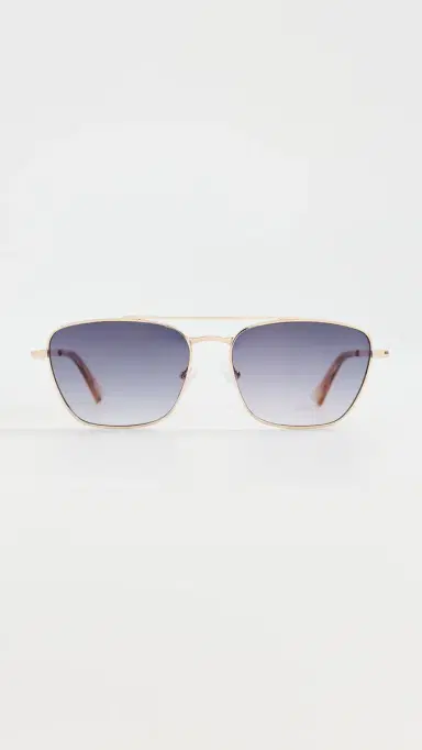 Le Specs Diametric II Sunglasses Bright Gold One Size | Thumbnail 2 Le Specs Diametric II Sunglasses Bright Gold One Size | Thumbnail 2