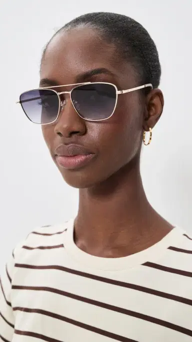 Le Specs Diametric II Sunglasses Bright Gold One Size | Thumbnail 3 Le Specs Diametric II Sunglasses Bright Gold One Size | Thumbnail 3