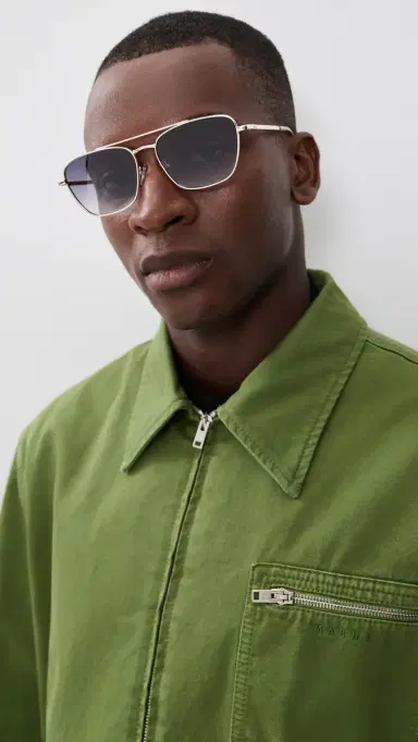 Le Specs Diametric II Sunglasses Bright Gold One Size | Thumbnail 4 Le Specs Diametric II Sunglasses Bright Gold One Size | Thumbnail 4