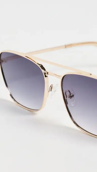 Le Specs Diametric II Sunglasses Bright Gold One Size | Thumbnail 6 Le Specs Diametric II Sunglasses Bright Gold One Size | Thumbnail 6