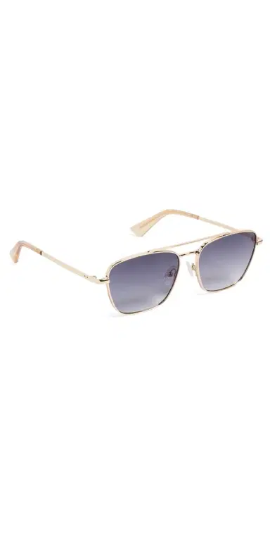 Le Specs Diametric II Sunglasses Bright Gold One Size | Thumbnail 1 Le Specs Diametric II Sunglasses Bright Gold One Size | Thumbnail 1