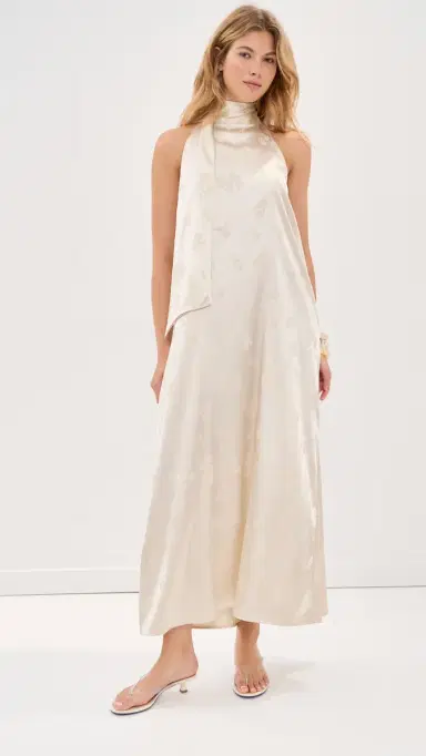 Madelynne Dune Maxi Dress Cream Floral | Thumbnail 2 Madelynne Dune Maxi Dress Cream Floral | Thumbnail 2