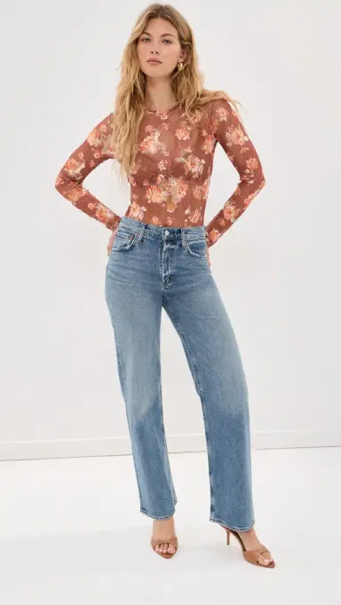 Madelynne aple Thong Bodysuit Rust Rose | Thumbnail 5 Madelynne aple Thong Bodysuit Rust Rose | Thumbnail 5