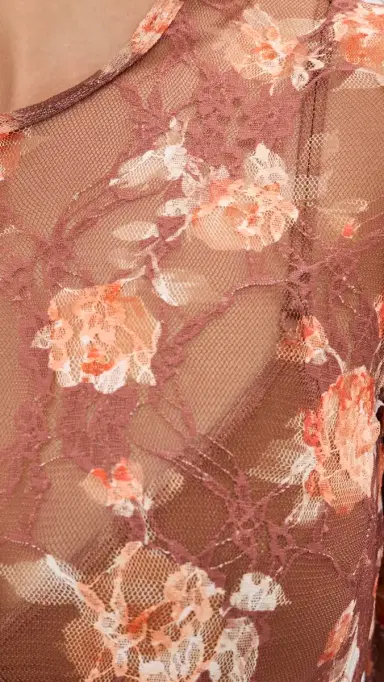 Madelynne aple Thong Bodysuit Rust Rose | Thumbnail 6 Madelynne aple Thong Bodysuit Rust Rose | Thumbnail 6