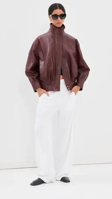 ARMA Paula Leather Funnel Neck Jacket | Thumbnail 5 ARMA Paula Leather Funnel Neck Jacket | Thumbnail 5