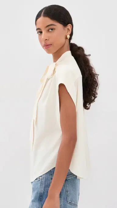 Isabel Marant Selene Top Ecru | Thumbnail 4 Isabel Marant Selene Top Ecru | Thumbnail 4