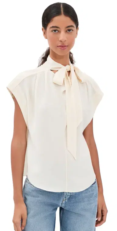 Isabel Marant Selene Top Ecru | Thumbnail 1 Isabel Marant Selene Top Ecru | Thumbnail 1