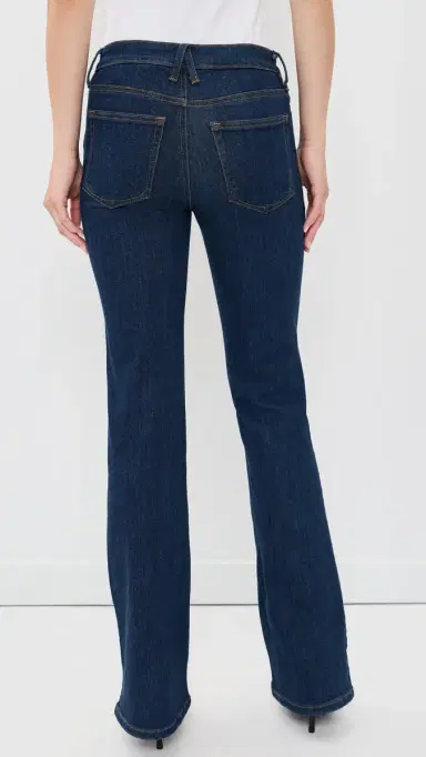Good American Good Low Rise Bootcut Jeans Indigo31 | Thumbnail 3 Good American Good Low Rise Bootcut Jeans Indigo31 | Thumbnail 3