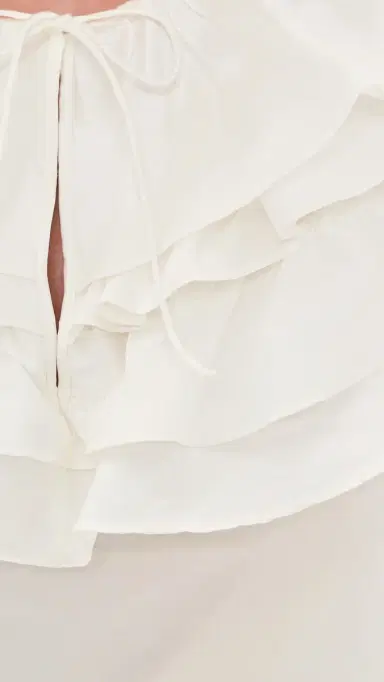 Aknvas Linda Taffeta Cape Top Cream 6 | Thumbnail 6 Aknvas Linda Taffeta Cape Top Cream 6 | Thumbnail 6
