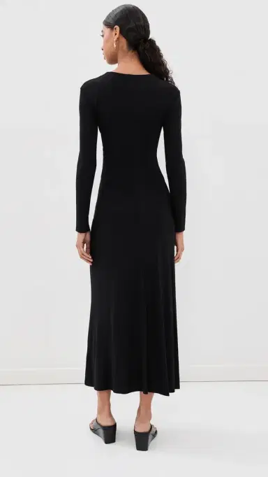 Simkhai Ferrera Midi Dress Black 2 | Thumbnail 3 Simkhai Ferrera Midi Dress Black 2 | Thumbnail 3