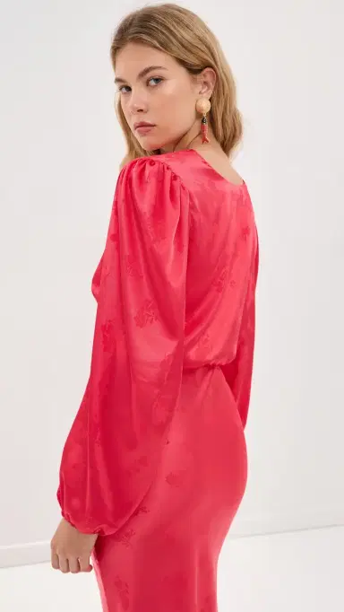Madelynne Willow Top Red Floral | Thumbnail 3 Madelynne Willow Top Red Floral | Thumbnail 3