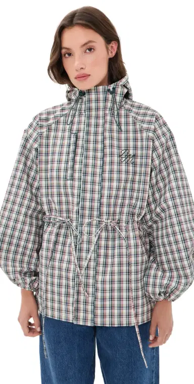 Damson Madder Elderberry Check Liu Raincoat | Thumbnail 1 Damson Madder Elderberry Check Liu Raincoat | Thumbnail 1