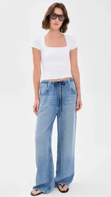 Free People Clean Lines Baby Tee White | Thumbnail 5 Free People Clean Lines Baby Tee White | Thumbnail 5