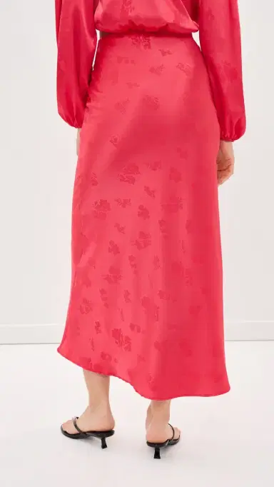 Madelynne Ivy Skirt Red Floral | Thumbnail 3 Madelynne Ivy Skirt Red Floral | Thumbnail 3