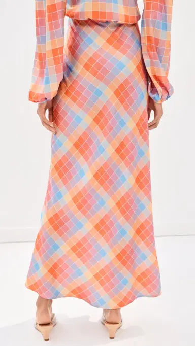 Madelynne Ivy Skirt Multi Plaid | Thumbnail 3 Madelynne Ivy Skirt Multi Plaid | Thumbnail 3