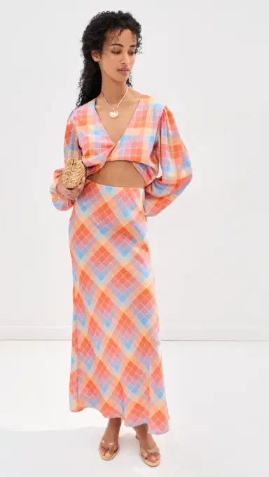 Madelynne Ivy Skirt Multi Plaid | Thumbnail 5 Madelynne Ivy Skirt Multi Plaid | Thumbnail 5