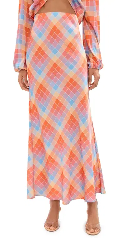 Madelynne Ivy Skirt Multi Plaid | Thumbnail 1 Madelynne Ivy Skirt Multi Plaid | Thumbnail 1