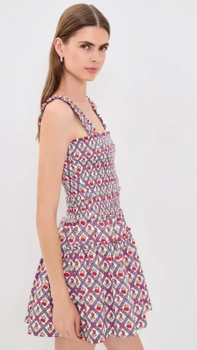 Hill House Home The Azalea Mini Nap Dress Diamond Cherries | Thumbnail 4 Hill House Home The Azalea Mini Nap Dress Diamond Cherries | Thumbnail 4