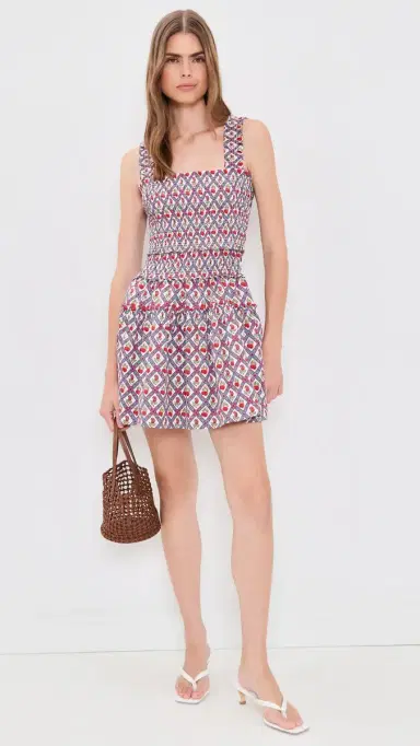 Hill House Home The Azalea Mini Nap Dress Diamond Cherries | Thumbnail 5 Hill House Home The Azalea Mini Nap Dress Diamond Cherries | Thumbnail 5