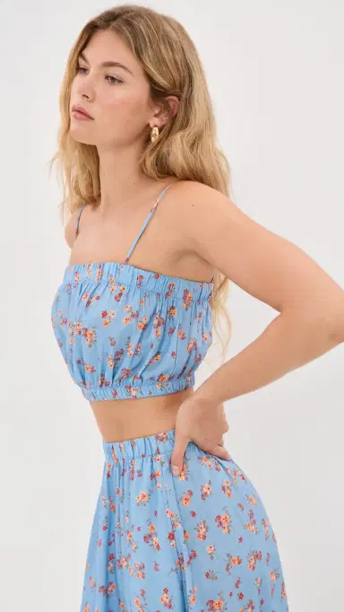 Madelynne Iris Top Marina Floral M | Thumbnail 5 Madelynne Iris Top Marina Floral M | Thumbnail 5