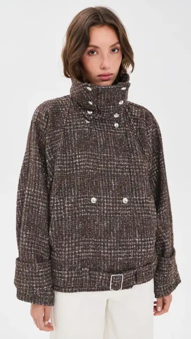 IRO Inja Jacket Earthy Brown | Thumbnail 2 IRO Inja Jacket Earthy Brown | Thumbnail 2