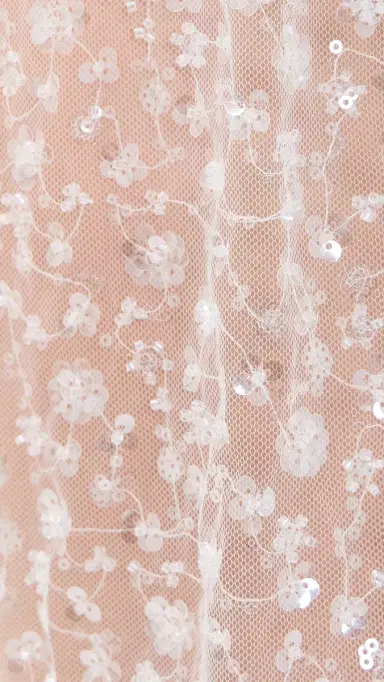 VRG GRL Daisy Sequin Maxi Skirt White | Thumbnail 6 VRG GRL Daisy Sequin Maxi Skirt White | Thumbnail 6