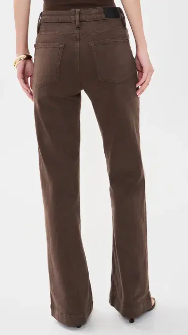 PAIGE Leenah Mini Patch Pockets Jeans Rich Chocolate | Thumbnail 3 PAIGE Leenah Mini Patch Pockets Jeans Rich Chocolate | Thumbnail 3