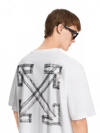 Off-White Motion Arrow Skate Short Sleeve T-Shirt | Thumbnail 3 Off-White Motion Arrow Skate Short Sleeve T-Shirt | Thumbnail 3