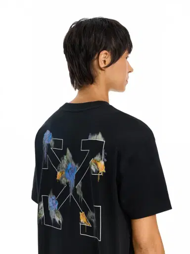 Off-White Embroidered Arrow Out Flower T-Shirt | Thumbnail 5 Off-White Embroidered Arrow Out Flower T-Shirt | Thumbnail 5
