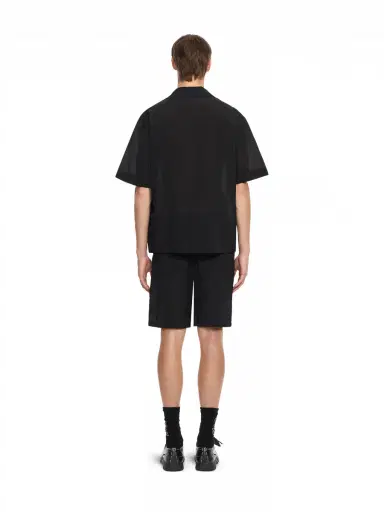 Off-White Handstyle Logo Organza Bowling Shorts | Thumbnail 4 Off-White Handstyle Logo Organza Bowling Shorts | Thumbnail 4