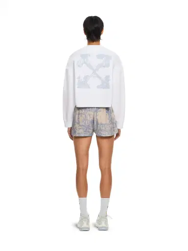 Off-White City Nature Linen Pajama Shorts | Thumbnail 4 Off-White City Nature Linen Pajama Shorts | Thumbnail 4