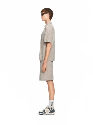 Off-White Arrow Monogram Bowling Shorts | Thumbnail 3 Off-White Arrow Monogram Bowling Shorts | Thumbnail 3