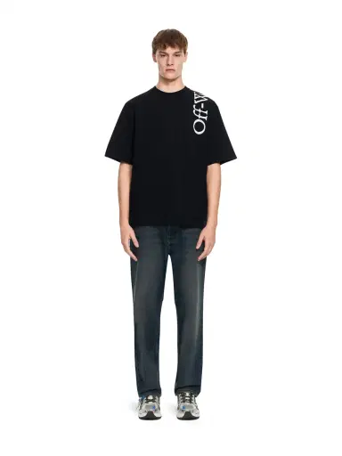 Off-White Vertical Bookish Skate Short Sleeve T-Shirt | Thumbnail 2 Off-White Vertical Bookish Skate Short Sleeve T-Shirt | Thumbnail 2