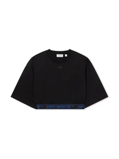 Off-White Logoband Jersey Short Sleeve T-Shirt | Thumbnail 1 Off-White Logoband Jersey Short Sleeve T-Shirt | Thumbnail 1