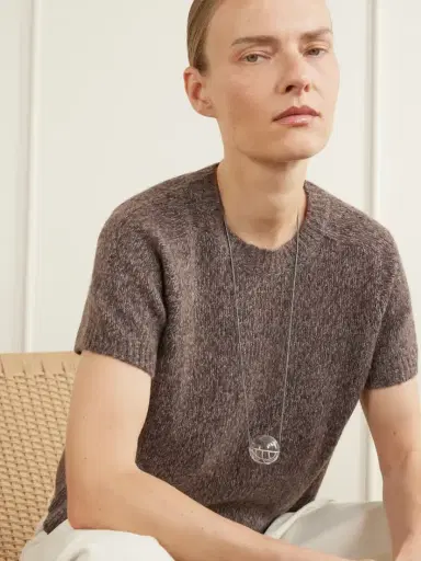 Marisa Klass 18-karat White Gold, Quartz, Diamond And Leather Necklace | Thumbnail 2 Marisa Klass 18-karat White Gold, Quartz, Diamond And Leather Necklace | Thumbnail 2