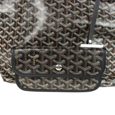 goyard Goyard Goyardine Black Boheme Hobo Bag Palladium Hardware | Thumbnail 8 goyard Goyard Goyardine Black Boheme Hobo Bag Palladium Hardware | Thumbnail 8