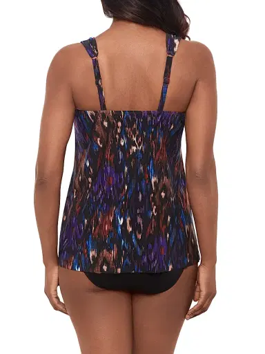 Miraclesuit Swim Women's Tapiz Dazzle Tankini - Black Multi - Size 12 | Thumbnail 4 Miraclesuit Swim Women's Tapiz Dazzle Tankini - Black Multi - Size 12 | Thumbnail 4