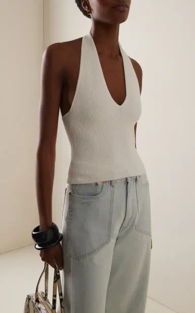 DL1961 Halter Top Instasculpt Rib | Thumbnail 2 DL1961 Halter Top Instasculpt Rib | Thumbnail 2