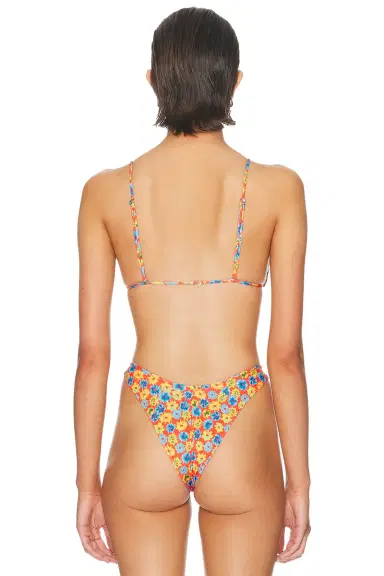 Heavy Manners Triangle Front Tie Bikini Top | Thumbnail 3 Heavy Manners Triangle Front Tie Bikini Top | Thumbnail 3