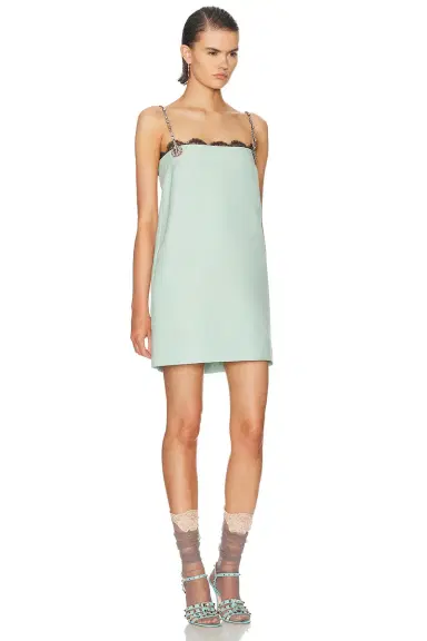 Valentino Crepe Couture Mini Dress | Thumbnail 2 Valentino Crepe Couture Mini Dress | Thumbnail 2