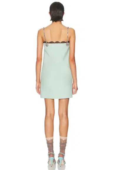 Valentino Crepe Couture Mini Dress | Thumbnail 3 Valentino Crepe Couture Mini Dress | Thumbnail 3